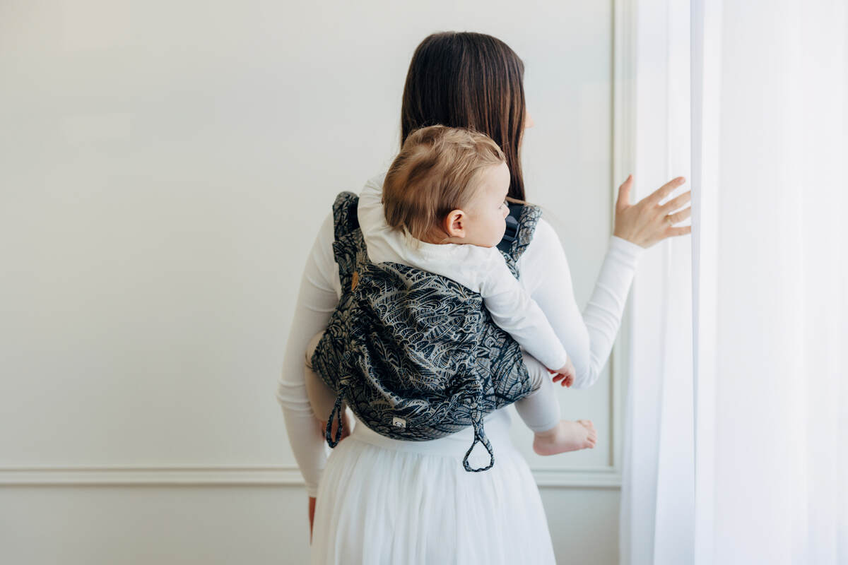 Onbuhimo PRO SAD LennyLamb, talla Toddler, jacquard (100% algodón) - WILD SOUL - COCOON #babywearing