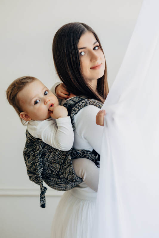 Onbuhimo PRO SAD LennyLamb, talla Toddler, jacquard (100% algodón) - WILD SOUL - COCOON #babywearing