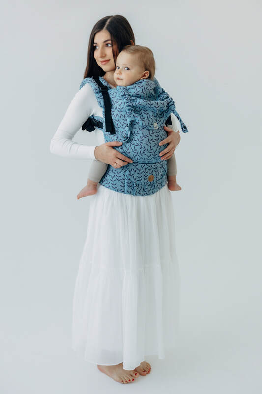 Marsupio LennyUpGrade PRO, misura Standard, tessitura jacquard, 100% cotone - ENCHANTED NOOK - FAIRY #babywearing
