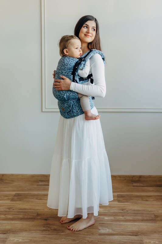Marsupio LennyUpGrade PRO, misura Standard, tessitura jacquard, 100% cotone - ENCHANTED NOOK - FAIRY #babywearing
