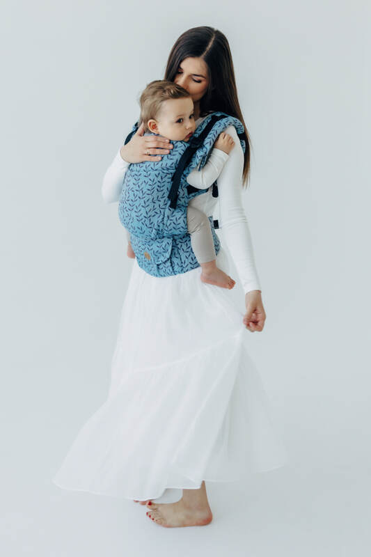 Marsupio LennyUpGrade PRO, misura Standard, tessitura jacquard, 100% cotone - ENCHANTED NOOK - FAIRY #babywearing