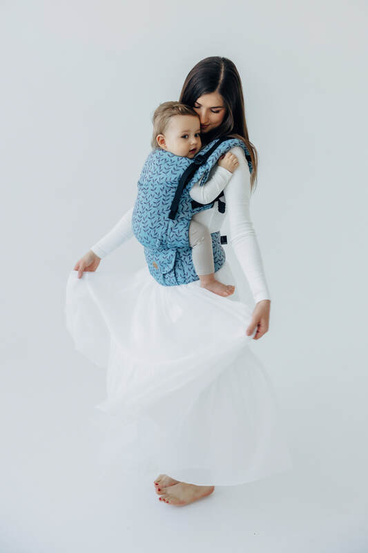 Marsupio LennyUpGrade PRO, misura Standard, tessitura jacquard, 100% cotone - ENCHANTED NOOK - FAIRY #babywearing
