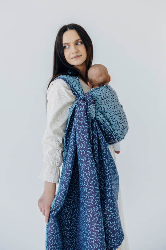 Fascia portabebè, tessitura Jacquard (100% cotone) - ENCHANTED NOOK - FAIRY - taglia S #babywearing