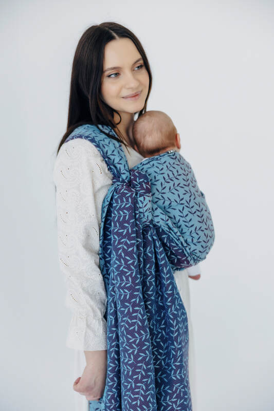Fascia portabebè, tessitura Jacquard (100% cotone) - ENCHANTED NOOK - FAIRY - taglia S #babywearing