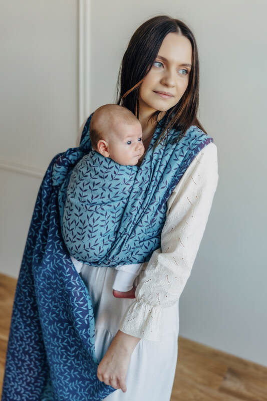 Fascia portabebè, tessitura Jacquard (100% cotone) - ENCHANTED NOOK - FAIRY - taglia S #babywearing