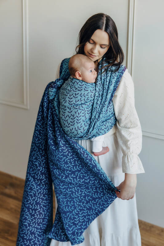 Fascia portabebè, tessitura Jacquard (100% cotone) - ENCHANTED NOOK - FAIRY - taglia S #babywearing