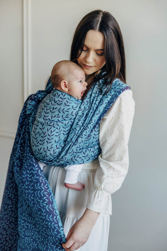 Fascia portabebè, tessitura Jacquard (100% cotone) - ENCHANTED NOOK - FAIRY - taglia S #babywearing