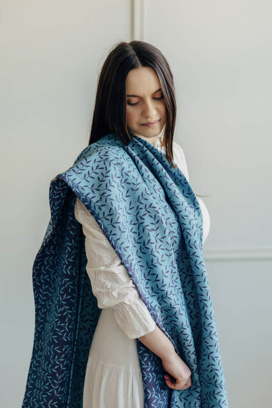 Fascia portabebè, tessitura Jacquard (100% cotone) - ENCHANTED NOOK - FAIRY - taglia S #babywearing