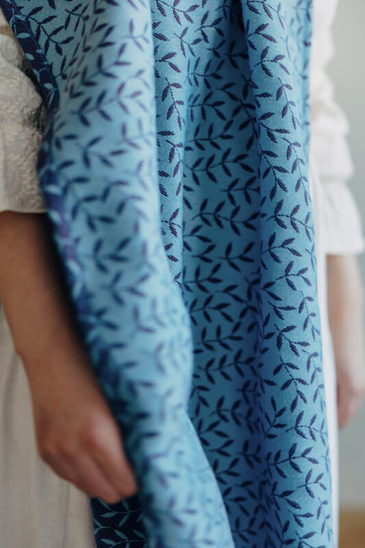 Fascia portabebè, tessitura Jacquard (100% cotone) - ENCHANTED NOOK - FAIRY - taglia S #babywearing