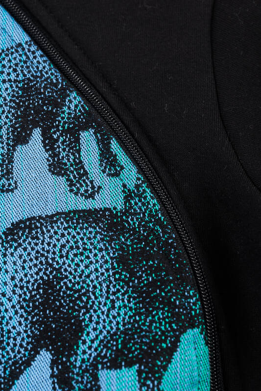 Bear Romper - size 104 - Black & Jurassic  #babywearing