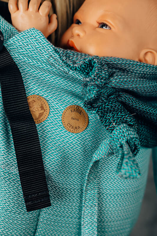 Onbuhimo – bæresele uden hoftebælte, Størrelse Onbuhimo Standard, LITTLE HERRINGBONE  #babywearing