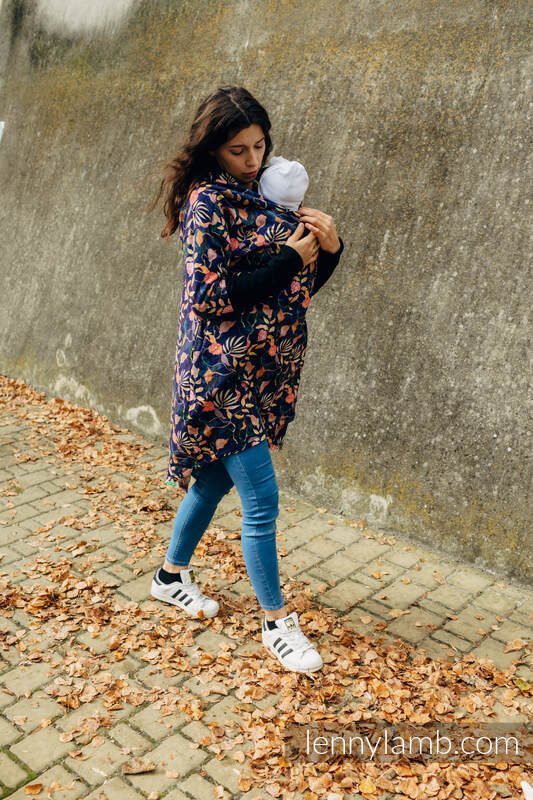 Asymmetriske hettegensere, Størrelse Størrelse XXL, VINTAGE FLOWERS  #babywearing