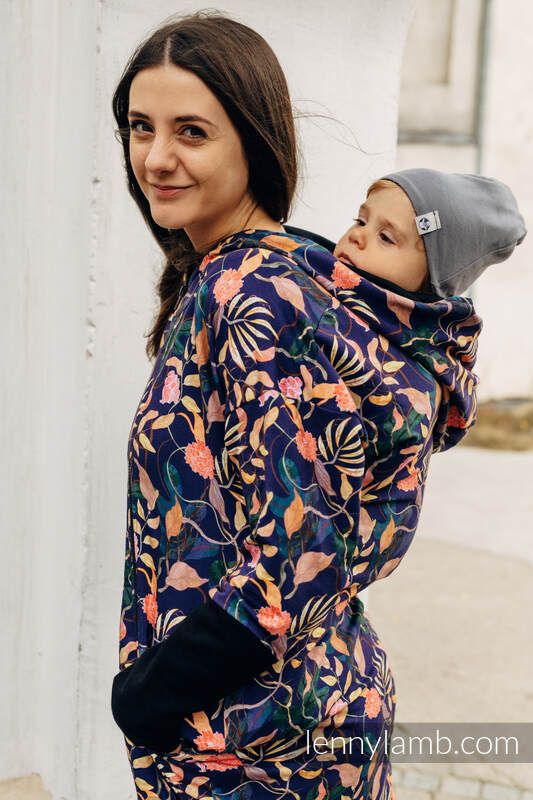 Asymmetriske hettegensere, Størrelse Størrelse XXS, VINTAGE FLOWERS  #babywearing