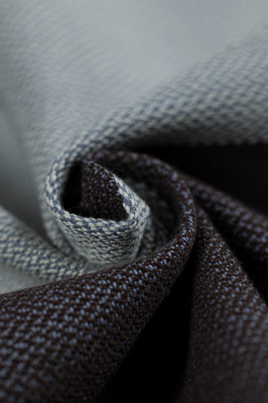 Mein Erstes Tragetuch, Kreuzköper-Bindung (100% Baumwolle) - COOL GREY - Größe XS #babywearing