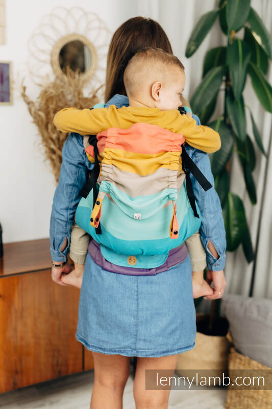 LennyPreschool Carrier, Preschool Size, broken - twill weave 100% cotton - PASTELS  #babywearing