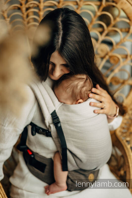 Nosidełko LennyLight, splot jodełkowy, 100% bawełna , rozmiar standard - NOVA - MAŁA JODEŁKA OMBRE TOSIA #babywearing