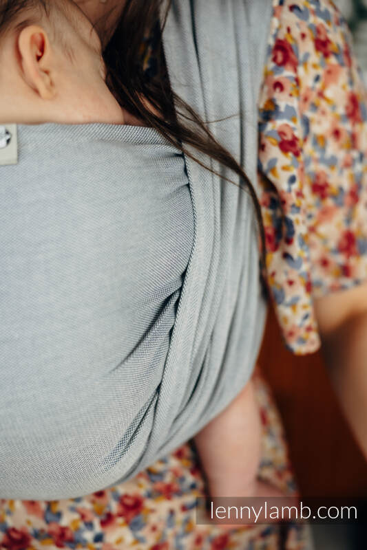 Baby Sling, Broken Twill Weave, (100% cotton) - ICEBERG - size M (grade B) #babywearing