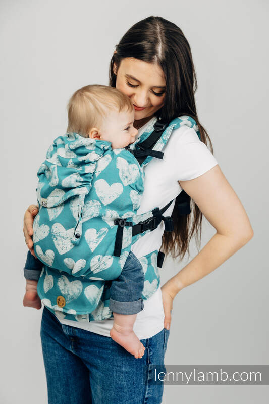 LennyUpGrade Carrier, Standard Size, jacquard weave 100% cotton - LOVKA PETITE - BOUNDLESS #babywearing