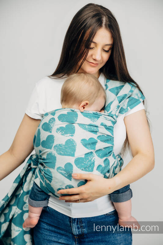 Fular, tejido jacquard (100% algodón) - LOVKA PETITE - BOUNDLESS - talla L #babywearing