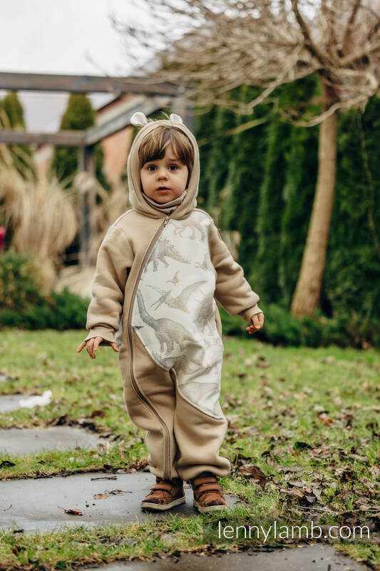 Kombinezon dla dziecka - rozmiar 116 - Beżowy z Park Jurajski - Ice Desert #babywearing