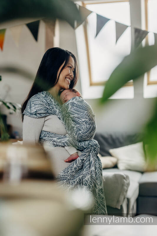 Fascia portabebè, tessitura Jacquard (100% cotone) - WILD SOUL - NIKE - taglia XL #babywearing