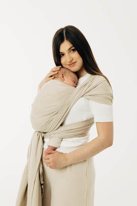 Baby Sling, Broken Twill Weave, (58% cotton, 42% bamboo viscose) - TRACK - size M