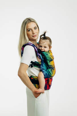 LennyUpGrade PRO Carrier, Standard Size, jacquard weave 100% cotton - JURASSIC - NEW ERA