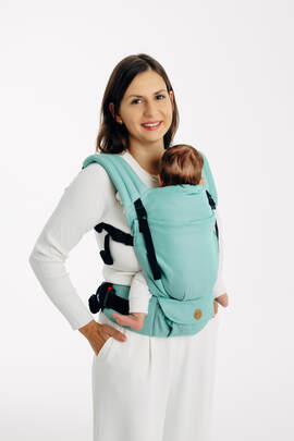 LennyLight Carrier, Standard Size, broken-twill weave 100% cotton - MATCHA