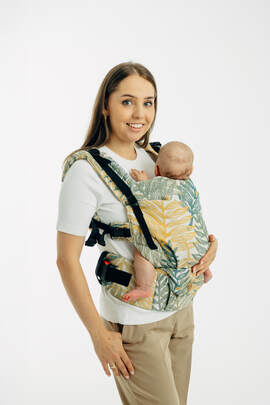 LennyUpGrade PRO Carrier, Standard Size, jacquard weave 100% cotton - RAINFOREST - SELVA