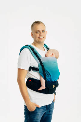 LennyUpGrade PRO Carrier, Standard Size, broken-twill weave 100% cotton - AIRGLOW 