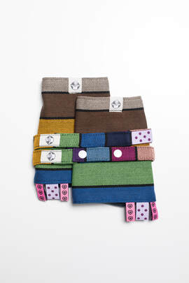 Ensemble protège bretelles et sangles pour capuche (60% coton, 40% polyester) - CAROUSEL OF COLORS