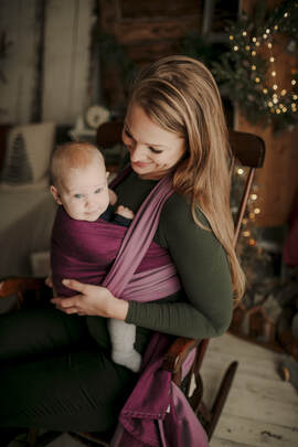 Baby Sling, Broken Twill Weave, (100% cotton) - SUPERNOVA - FORTE - size L