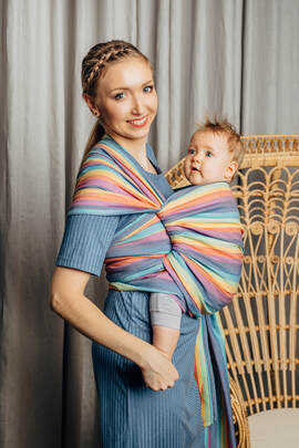 Baby Sling, Broken Twill Weave, 100% cotton - Luna - size S