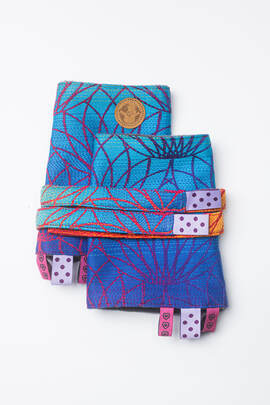 Ensemble protège bretelles et sangles pour capuche (60% coton, 40% polyester) - RAINBOW LOTUS 