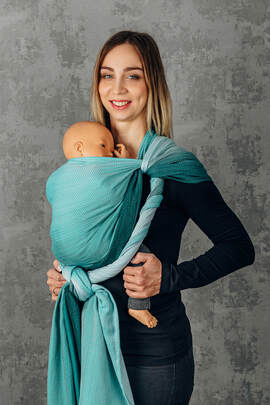 Écharpe, tissage herringbone (100 % coton) - VERSION POUR USAGE PROFESSIONNEL - ENTWINE - taille XS