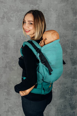 Porte-bébé LennyPreschool, taille preschool, tissage herringbone, 100% coton - VERSION POUR USAGE PROFESSIONNEL - ENTWINE