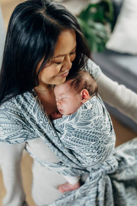Baby Wrap, Jacquard Weave (100% cotton) - WILD SOUL - NIKE - size S