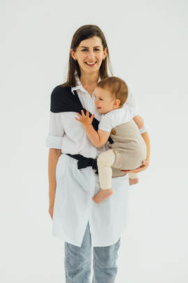 LennyHip Carrier (1/2 of LennyTwin Carrier), Standard Size, broken-twill weave 100% cotton - PEANUT BUTTER