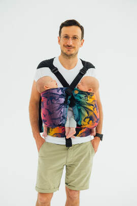 LennyTwin Carrier, Standard Size, jacquard weave 100% cotton - JURASSIC - NEW ERA